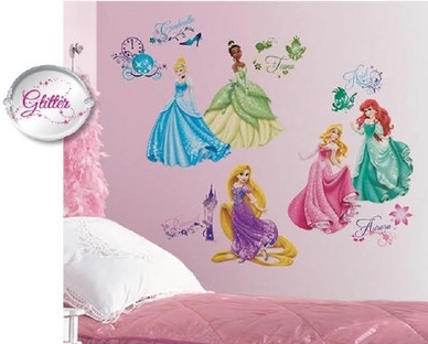 Muursticker Princess Glitter