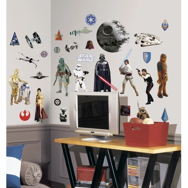 Muursticker Star Wars Figures