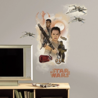 Muursticker Star Wars VII Hero