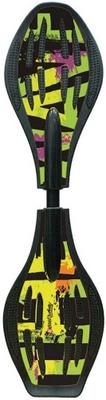 Waveboard Streetsurfing Original Word Up Green Yellow