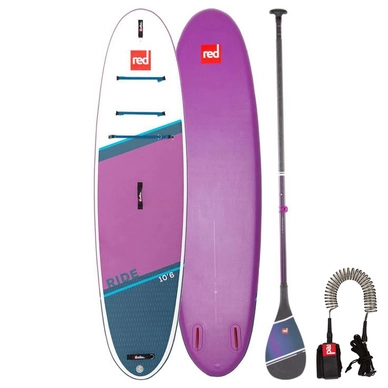 SUP-board Red Paddle 10.6 Ride Purple + Cruiser Tough Paddle + Coiled Leash