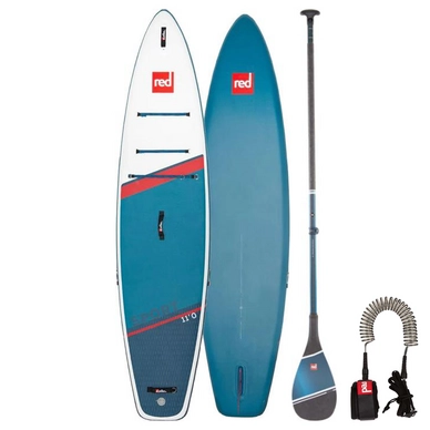 SUP-board Red Paddle 11.0 Sport + Hybrid Tough Paddle + Coiled Leash
