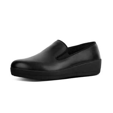 FitFlop Superskate Leather All Black