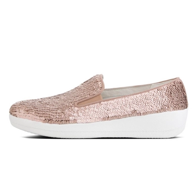 Loafers FitFlop Superskate™ With Sequins Nude