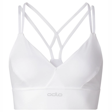 Sports Bra Odlo Womens Feminine Soft White
