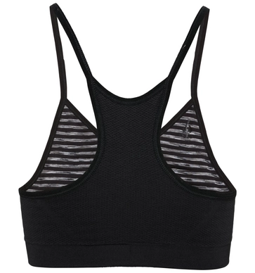 Sport BH Odlo Women Sports Bra Seamless Soft Black Grey Melange