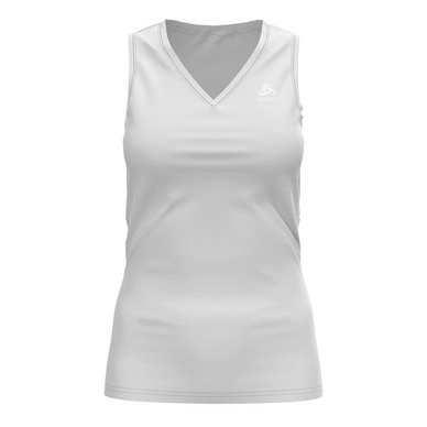 Ondershirt Odlo Women BL Top V-Neck Singlet Active F-Dry Light White