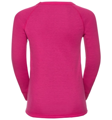 Ondershirt Odlo Suw Top Crew Neck L/S Active Originals Kids Beetroot Purple