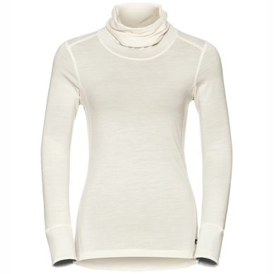 Ondershirt Odlo L/S Turtle Neck Natural Women Snow White