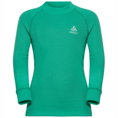 Ondershirt Odlo L/S Turtle Neck Warm Kids Mint Leaf