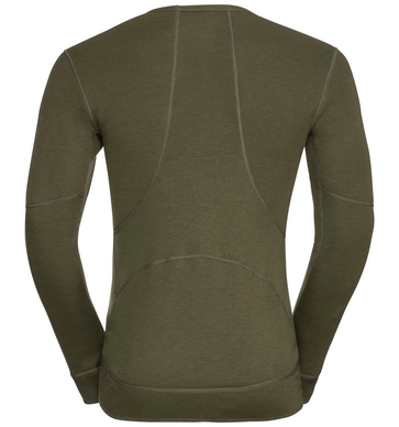 Ondershirt Odlo L/S Crew Neck X Warm Men Winter Moss Melange