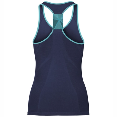 Ondershirt Odlo Crew Neck Ceramicool Seamless Women Blue Radiance