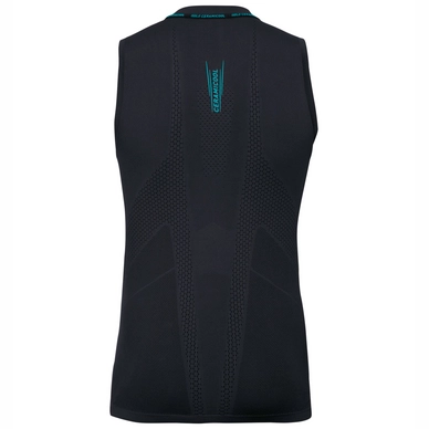 Ondershirt Odlo Crew Neck Ceramicool Seamless Men Black Lake Blue
