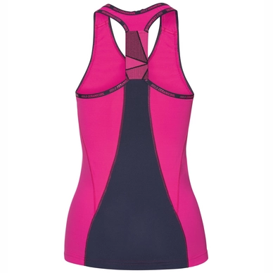 Ondershirt Odlo Crew Neck Ceramicool Pro Women Pink Glo Peacoat
