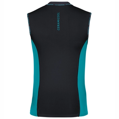 Ondershirt Odlo Crew Neck Ceramicool Pro Men Black Lake Blue