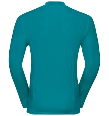 Ondershirt Odlo L/S Crew Neck Ceramicool Men Lake Blue Black