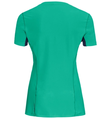 Ondershirt Odlo S/S Crew Neck Ceramicool Women Mint Leaf Black