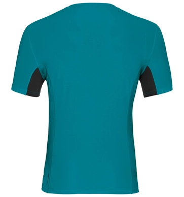 Ondershirt Odlo S/S Crew Neck Ceramicool Men Lake Blue Black