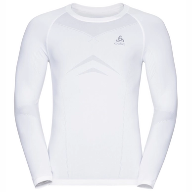 Ondershirt Odlo L/S Crew Neck Evolution Light Men White