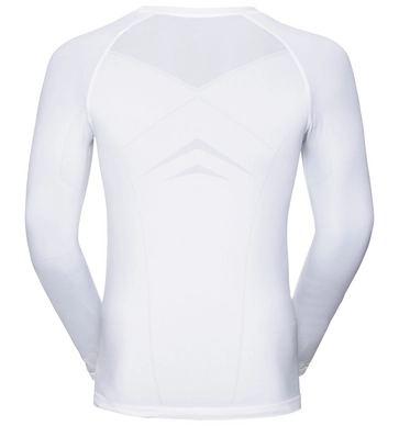 Ondershirt Odlo L/S Crew Neck Evolution Light Men White