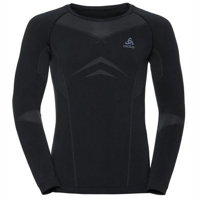 T-Shirt Odlo Men Crew Neck Evolution Light Black Graphite Grey
