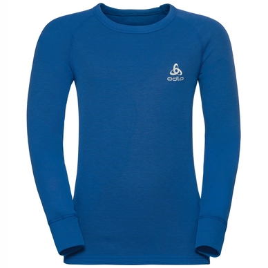 Undershirt Odlo Suw Top Crew Neck L/S Active Originals Kids Energy Blue