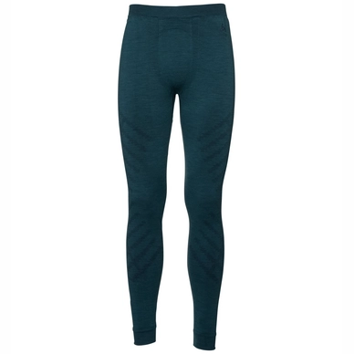 Ondergoed Odlo Men SUW Bottom Pant Natural + Kinship Warm Blue Coral Melange