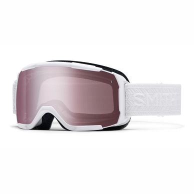 Masque de Ski Smith Showcase OTG White Eclipse Frame Ignitor Mirror