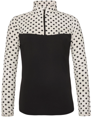 Pull de Ski Protest Women Samke 1/4 Zip Top Canvasoffwhite