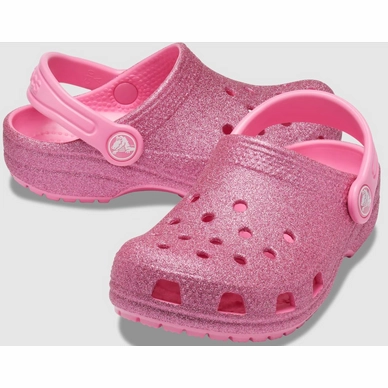 Sandaal Crocs Kids Classic Glitter Clog Pink Lemonade-2