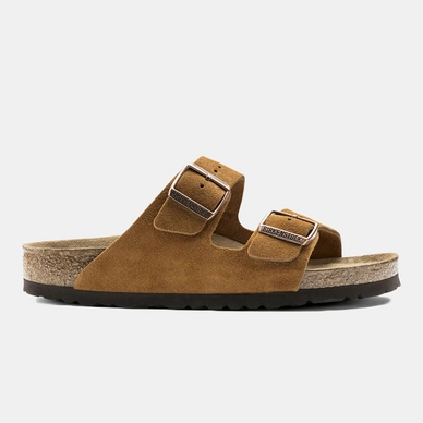 Sandale Birkenstock Arizona Soft Footbed FB Mink Narrow Unisex