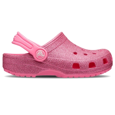 Sandale Crocs Kids Classic Glitter Clog Pink Lemonade