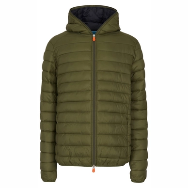 Jas Save The Duck Men D3065M GIGA7 Hooded Dusty Olive