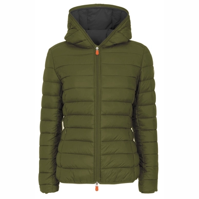 Doudoune Save The Duck Women D3362W GIGA7 Hooded Dusty Olive