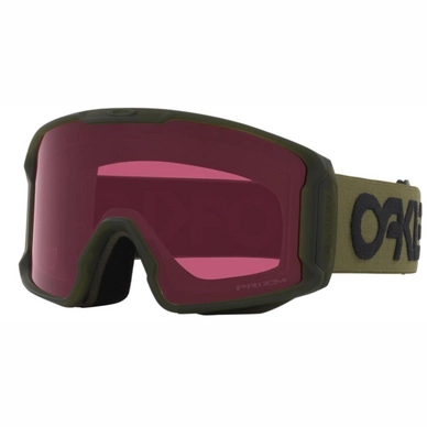 Masque de Ski Oakley Line Miner L B1B Dark Brush Prizm Snow Dark Grey
