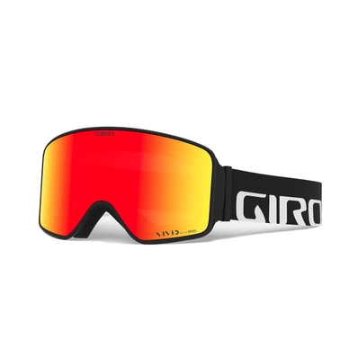 Ski Goggles Giro Method Black Wordmark Vivid Ember / Vivid Infrared