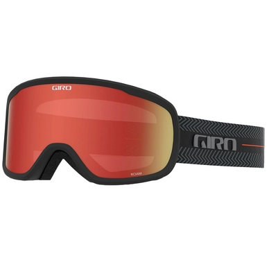 Masque de Ski Giro Roam Black Techline Amber Scarlet