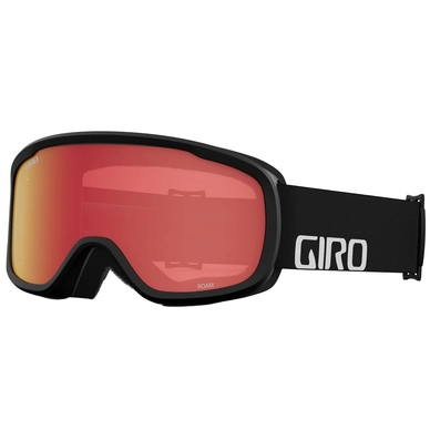 Ski Goggles Giro Roam Black Wordmark Amber Scarlet