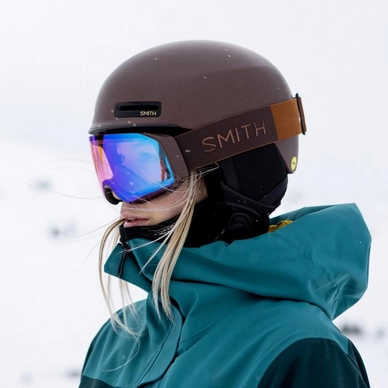 Skihelm Smith Women Allure Matte Metallic Sepia-2