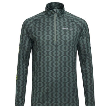 Skipullover Peak Performance Spirit Half Zip Printed Green Herren