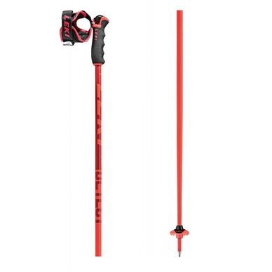 Batons de Ski Leki Detect S Fluorescent Red