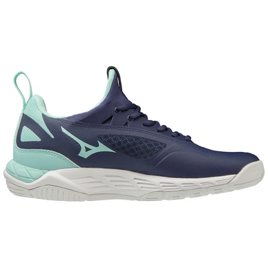 Sportschoen Mizuno Unisex Wave Luminous Aura White Blue Light_3