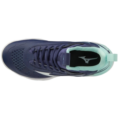 Sportschoen Mizuno Unisex Wave Luminous Aura White Blue Light_4