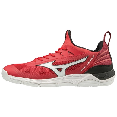 Sportschoen Mizuno Unisex Wave Luminous Tomato White Black
