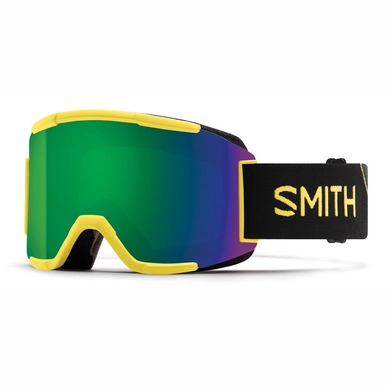 Masque de Ski Smith Squad Citron Glow / ChromaPop Sun Green Mirror