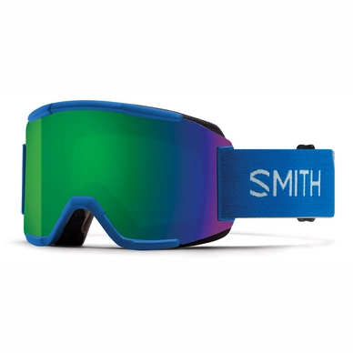Masque de Ski Smith Squad Imperial Blue / ChromaPop Sun Green Mirror