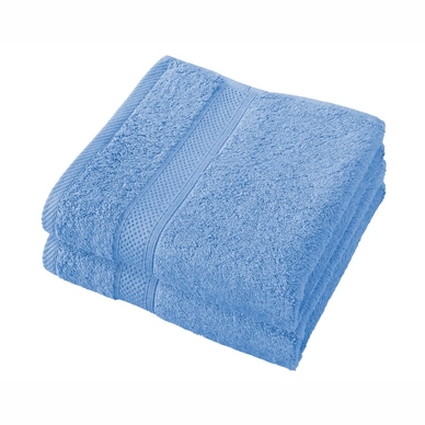 Handdoek De Witte Lietaer Stephanie Medieval Blue (50 x 100 cm) (set van 2)
