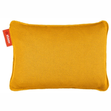 Rugkussen Stoov® Ploov Knitted Ocher Yellow (45 x 60 cm)