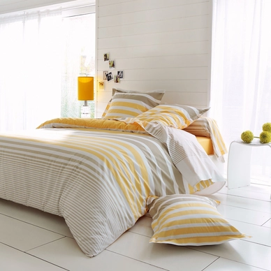 Taie d'oreiller Tradilinge Stripe Narcisse Percale (50 x 70 cm)