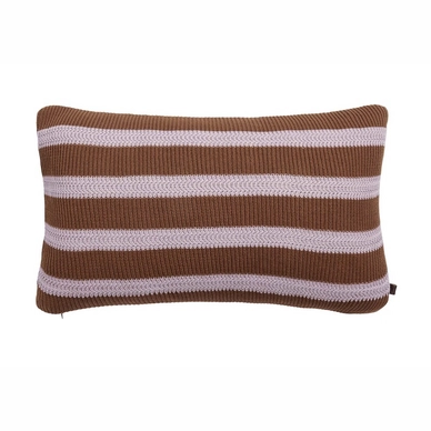 Coussin Décoratif Marc O'Polo Structure Knit Toffee brown (30 x 50 cm)